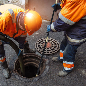 9m Heavy Duty Drain Rod Set with Plunger & Scraper – Unblock Drains, Pipes & Sewers | Cleaning Kit