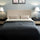 Double Beige Linen Fabric Bed Headboard Bedhead