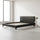 King Size Bed Frame with Headboard – Black PU Leather