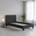 Single Size Bed Frame with Headboard – Grey Linen Fabric