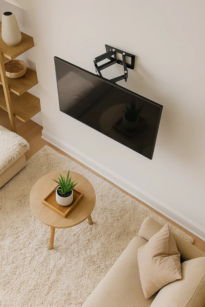 40–80 Inch TV Wall Mount – Full Motion Swivel & Tilt Bracket
