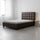 King Single Deluxe Brown PU Leather Upholstered Bed Frame with Headboard & Slats