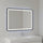 Rectangular LED Mirror with Anti-Fog – Illuminated Bathroom & Living Room Design 90 x 70cm
