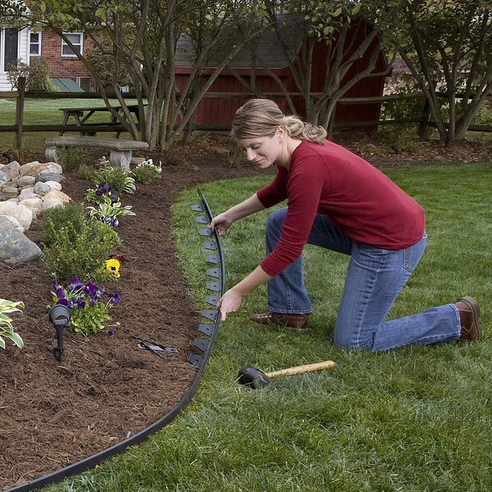 Landscape No Dig Lawn Garden Edging Kit 10m Flexible Durable Border Paver