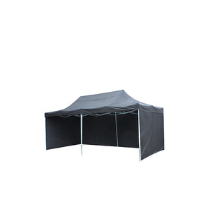 3x6m Popup Gazebo Party Tent Marquee - Black