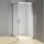 800 x 1200mm Sliding Door Nano Safety Glass Shower Screen in CHROME