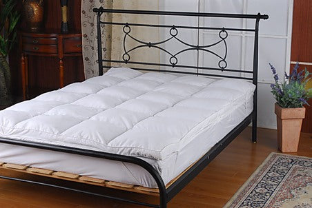 100% White Duck Feather Mattress Topper - Double