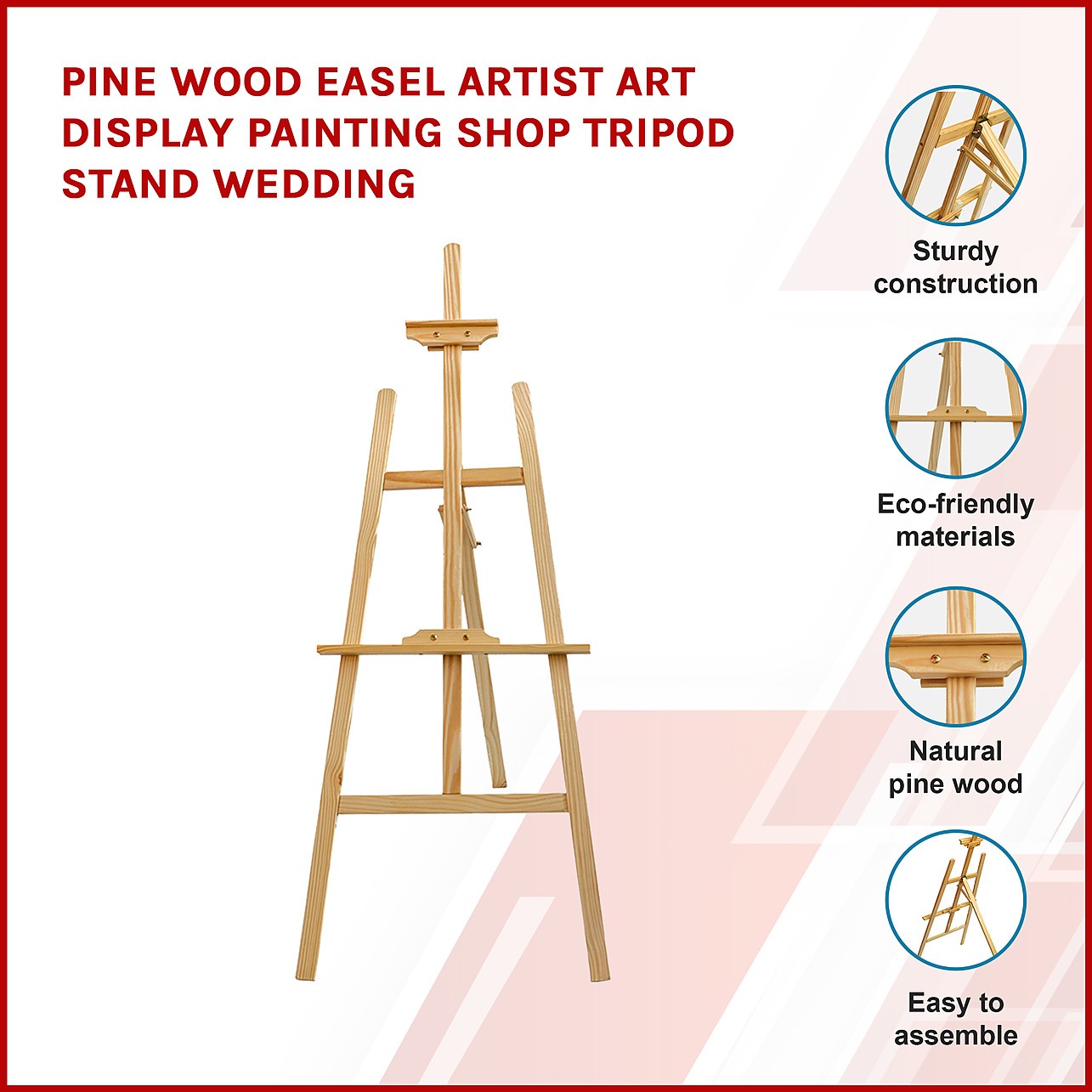Wedding Easel Stands  Tabletop or Freestanding Wood & Metal Displays
