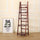 5 Tier Wooden Ladder Shelf Stand Storage Book Display Rack - Coffee