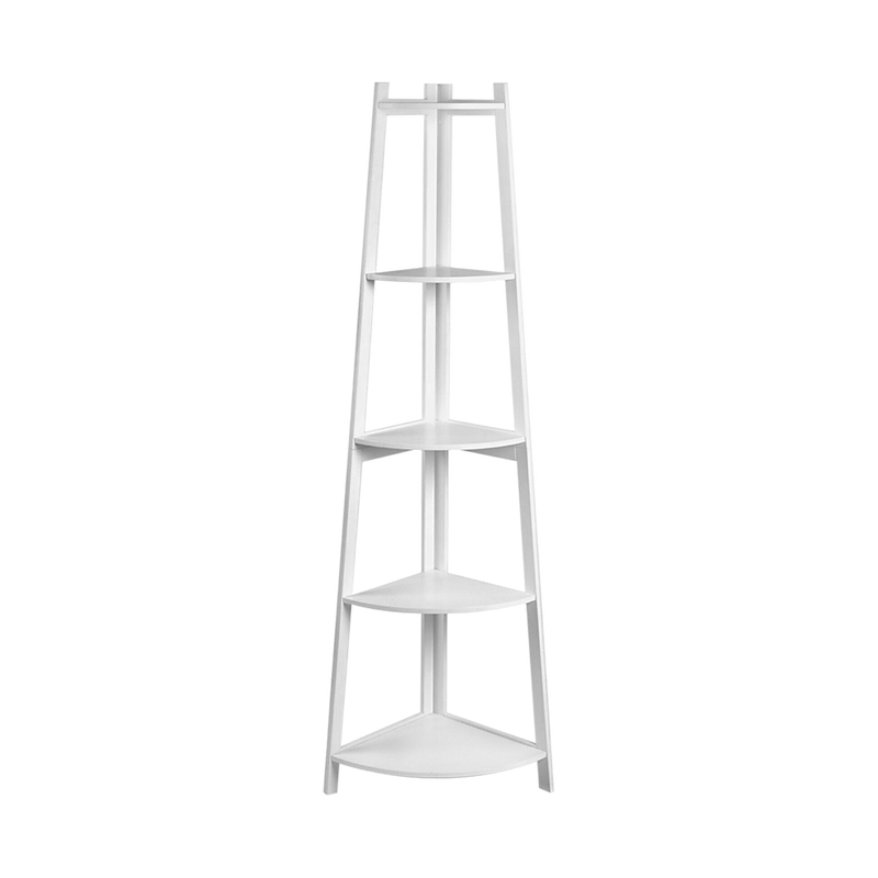 Corner Ladder Shelf Bookcase Display Storage Unit Furniture > Home