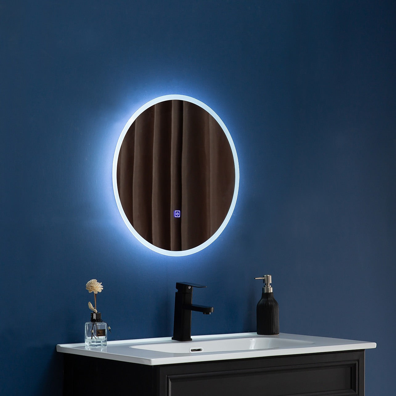 Bathroom mirror 2024 wall lights