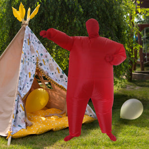 Inflatable Plain Red Fancy Dress Costume