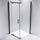 1200 x 900 x 1900mm Framed Safety Glass Pivot Door Shower Screen in Black