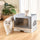 Enclosed Cat Litter Box for Large Cats – Easy-Clean Drawer