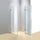 100 x 90cm Frameless 10mm Glass Shower Screen By Della Francesca CHROME Hardware,SQUARE Handle